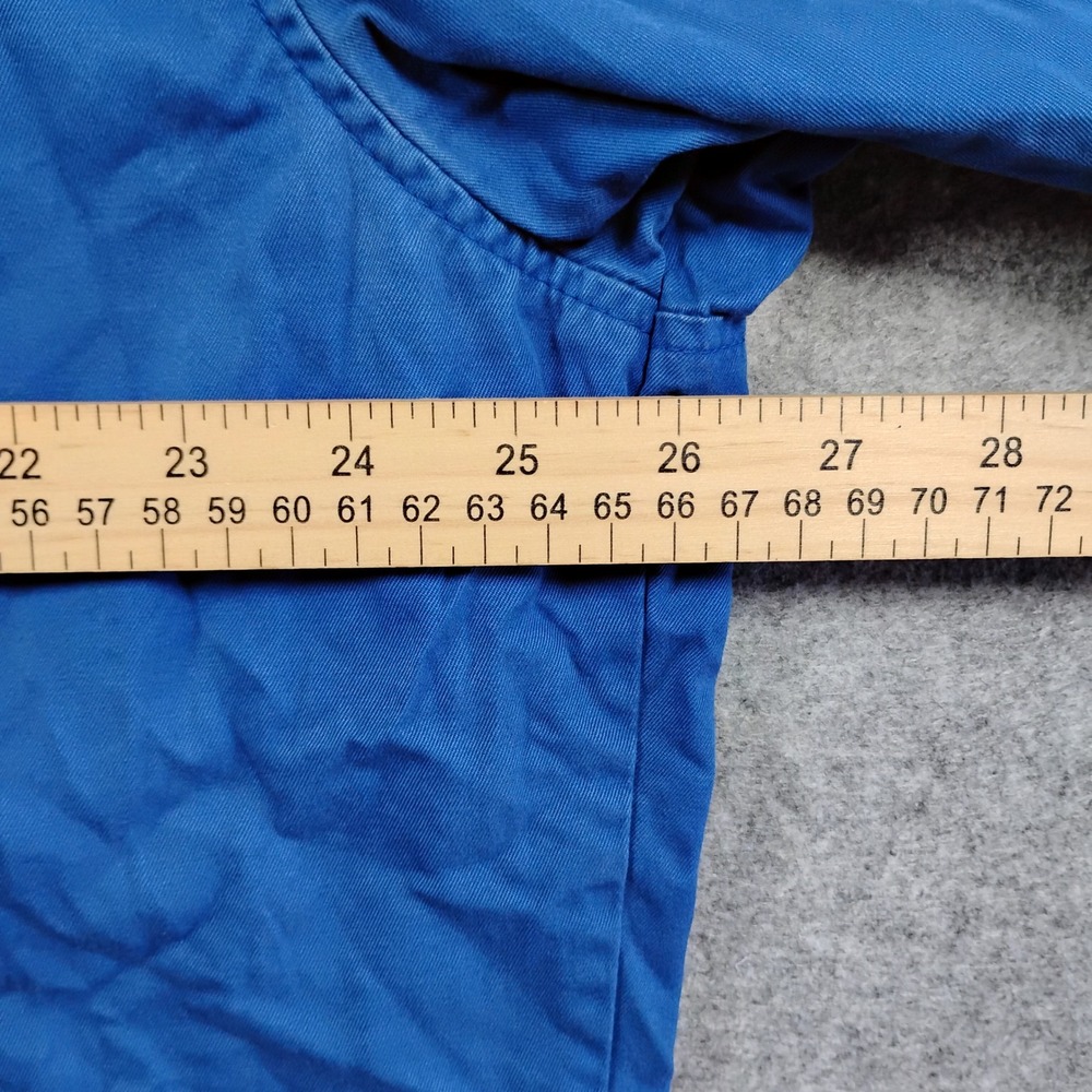 Vintage Polo Ralph Lauren Mens XXL Blue Cotton‎ Harrington Zip Jacket Red Pony - Picture 6 of 13